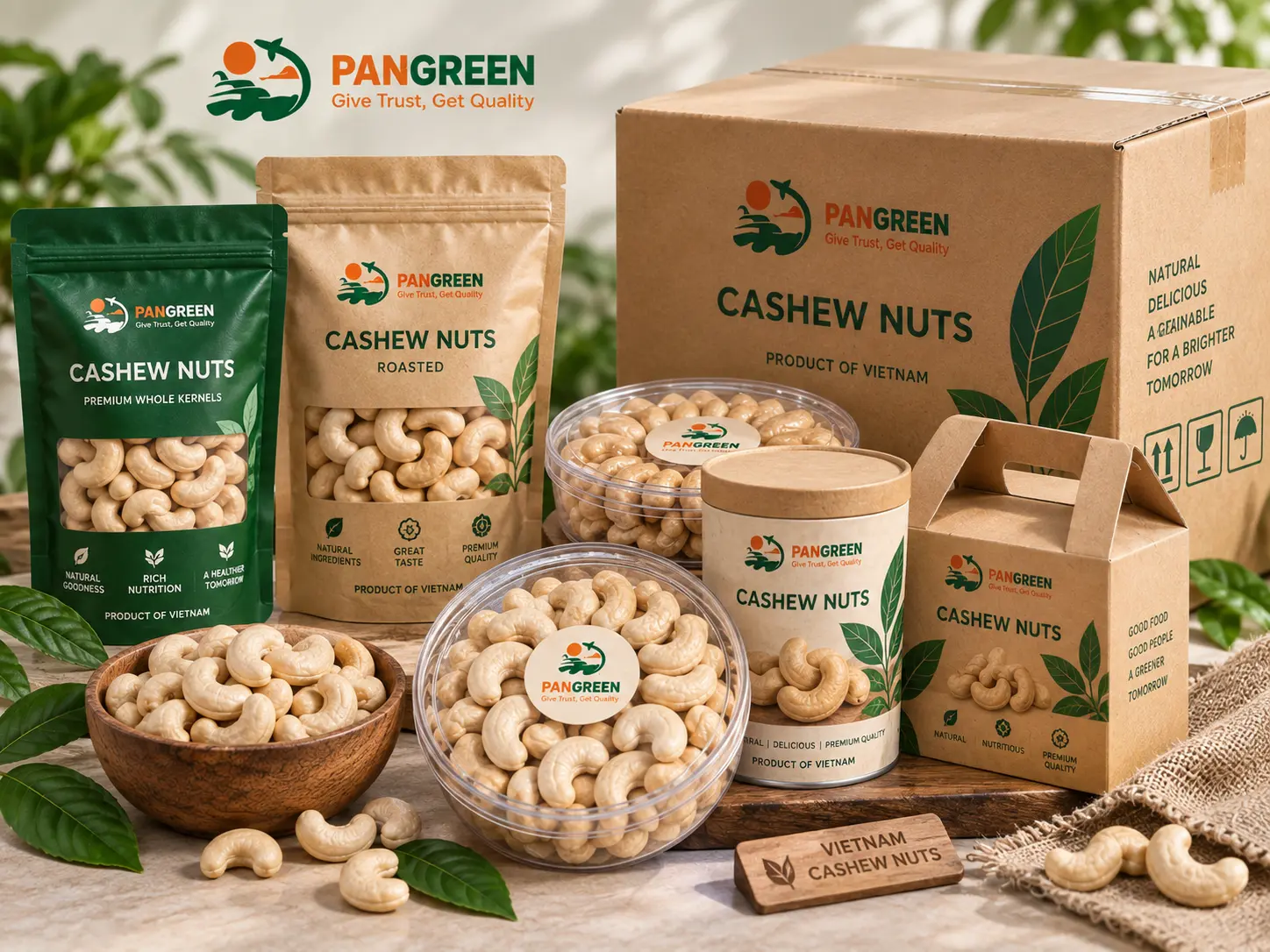 Private label and OEM cashew nut packaging