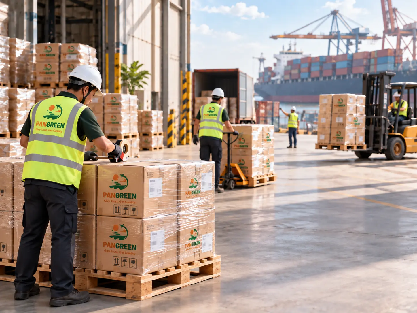 Pangreen trading and export operations
